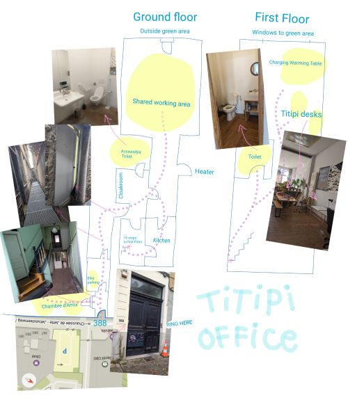 A map of the layout of the building at Jetsesteenweg 388