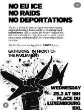 No EU ICE, No Raids, No Deportations